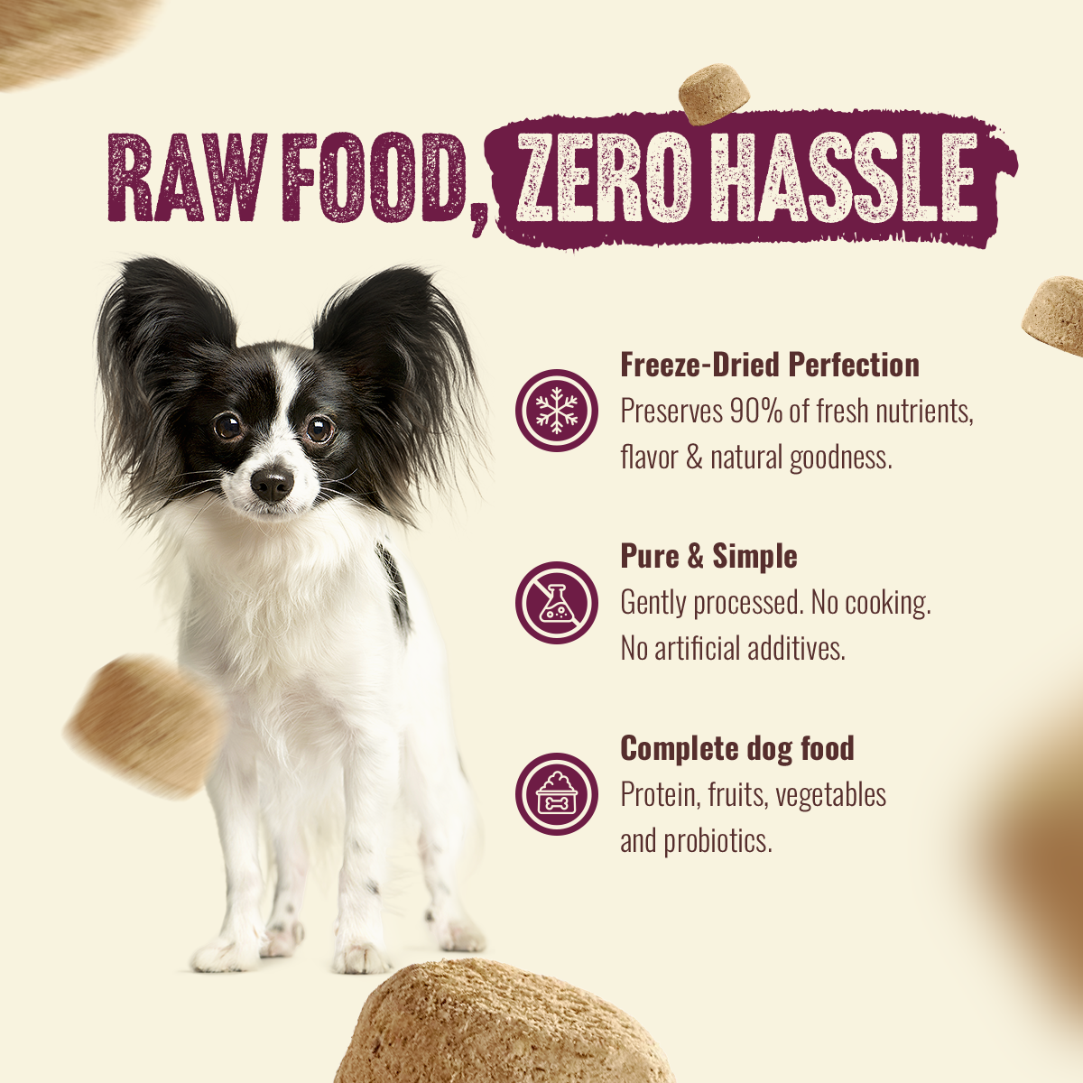 Freeze-Dried Red Meat - Morsels