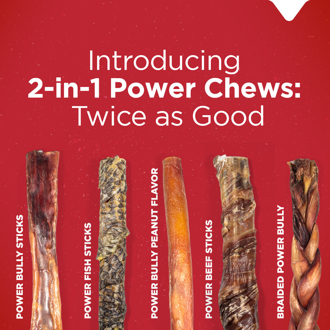 Braided Power Bully Sticks 12 Inch