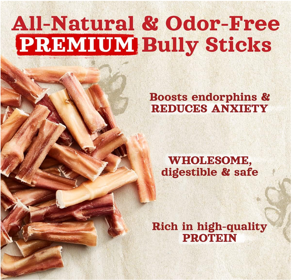 2-4 Inch Standard Bully Sticks Natural Farm Shop Bully Sticks