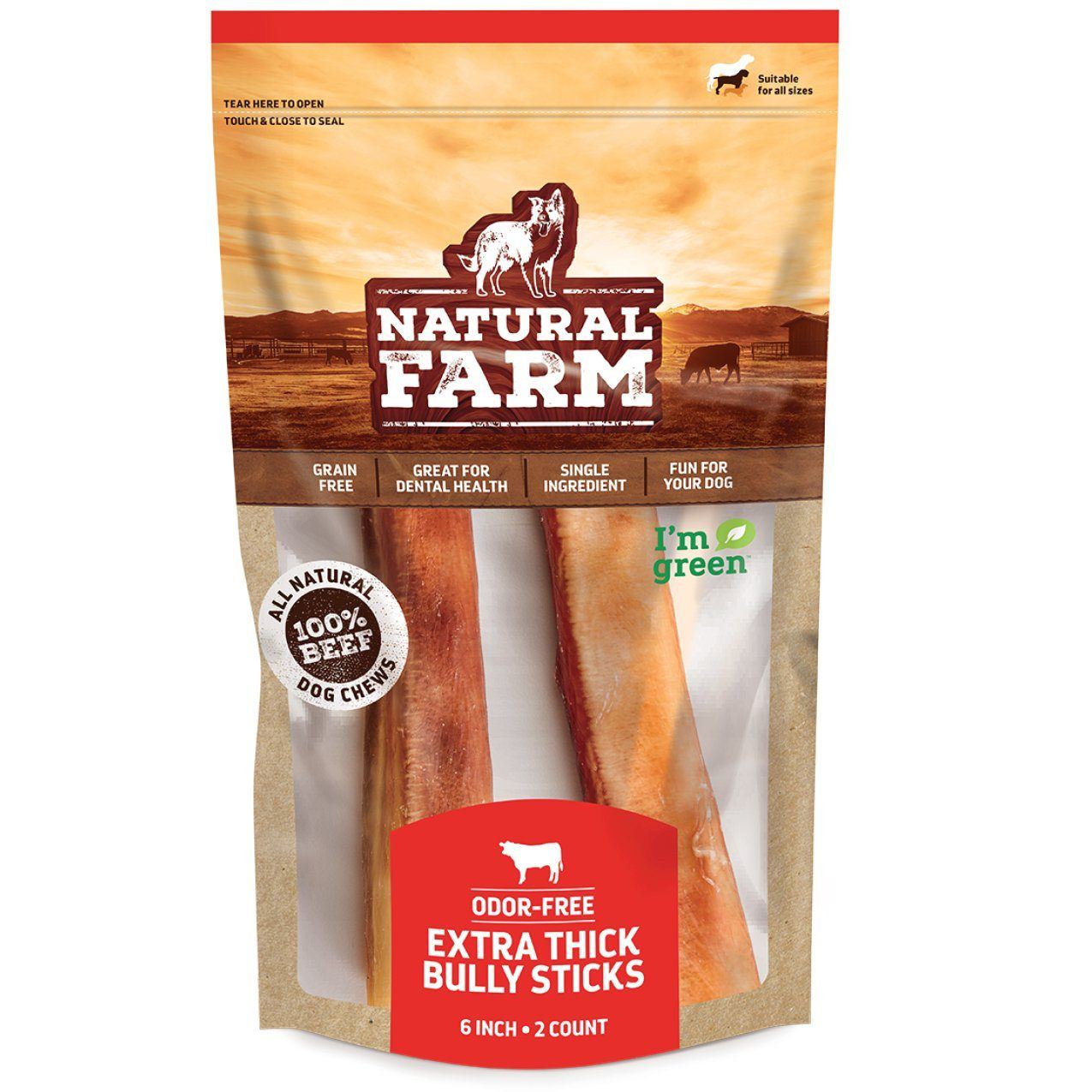 Extra thick shop bully sticks