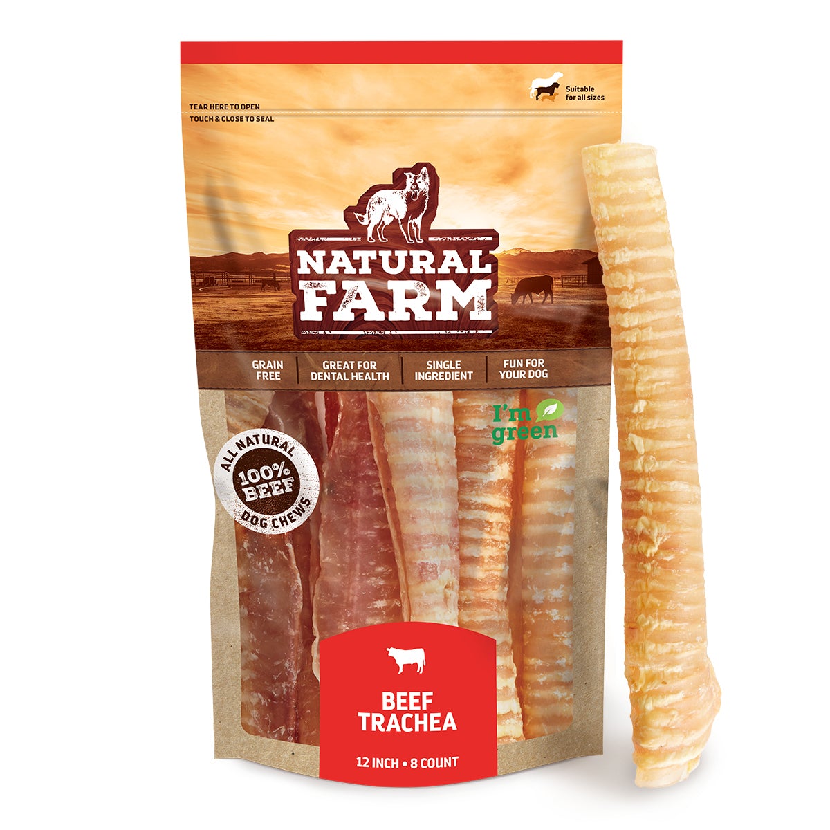 12 Inch Food Near Me 12 Inch Beef Trachea for Dogs | Buy Beef Trachea Dog Chews Online - Natural  Farm