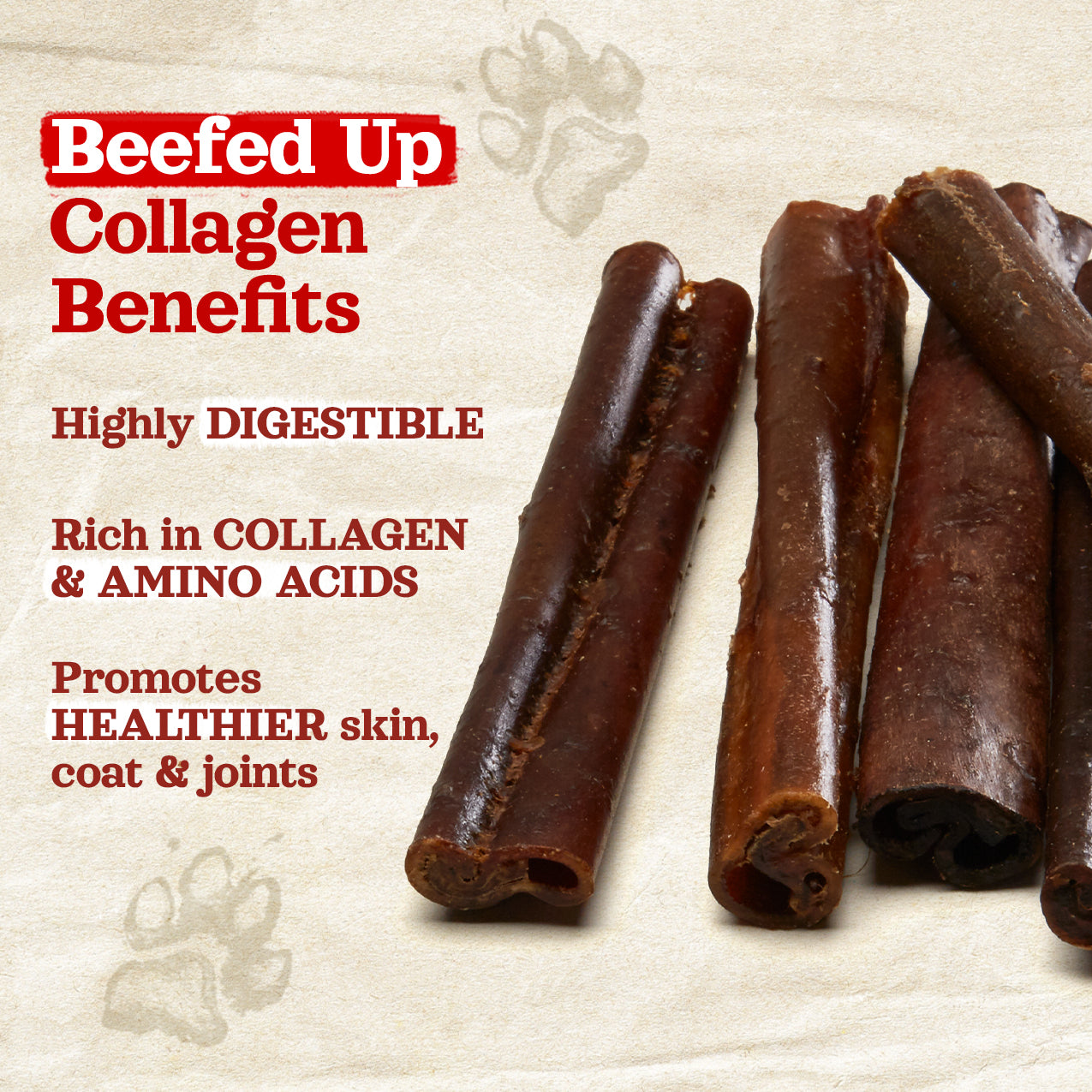 4 Inch Bully Coated Gourmet Collagen Sticks Natural Farm Shop Collagen Sticks