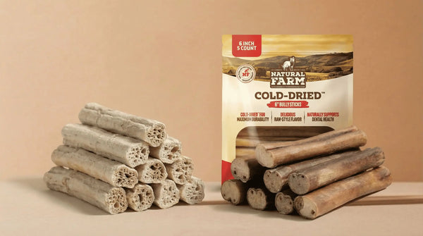 Freeze-Dried vs Dehydrated (Cold-Dried™) Bully Stick
