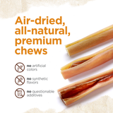 6 Inch Beef Cheek Sticks Natural Farm Shop Beef Chews