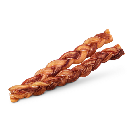12 Inch Braided Bully Sticks Natural Farm Shop Bully Sticks