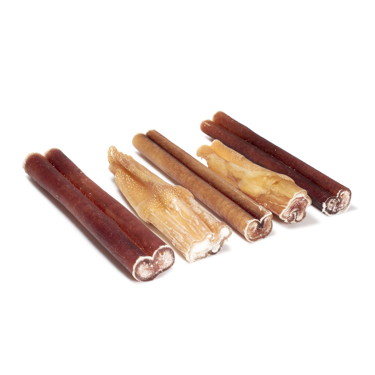 Small bully stick dog treat 2-4 inch size