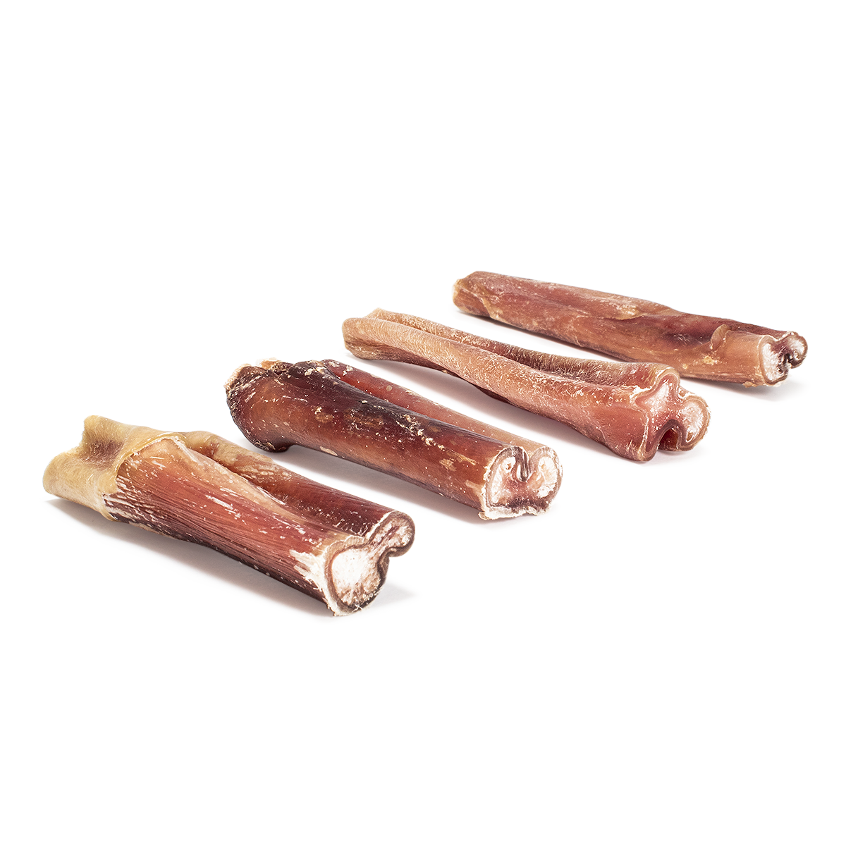Natural 4-inch bully stick dog chew perfect for small dog