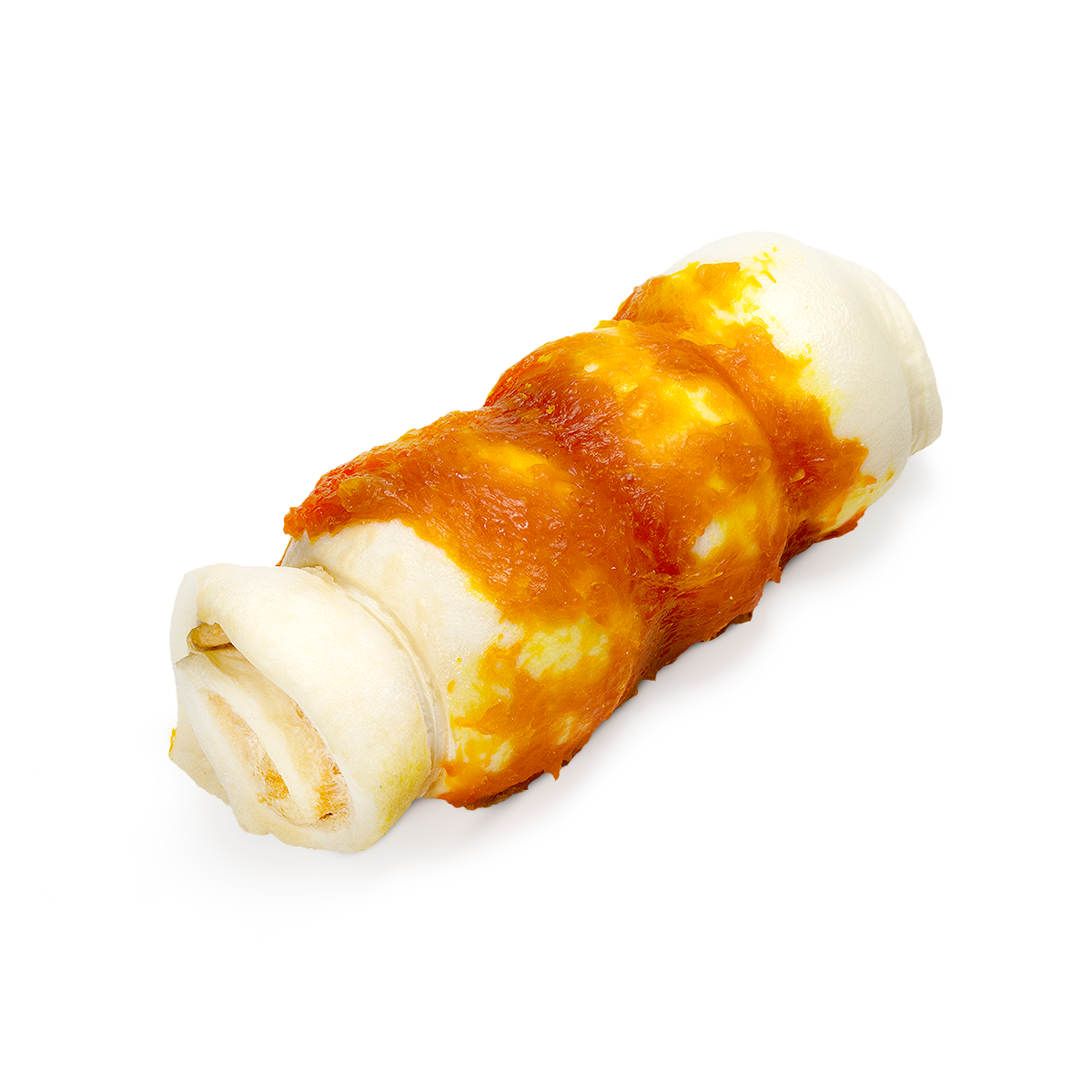 5-6 Inch Beef Cheek Rolls Chicken Flavor Natural Farm Shop Beef Chews