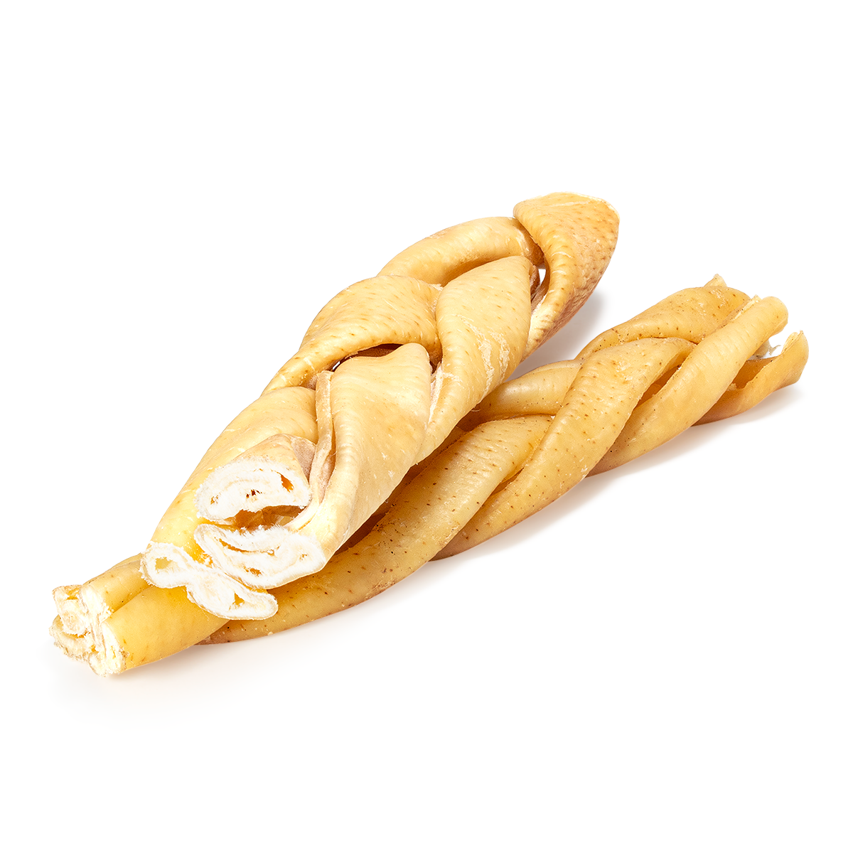 6 Inch Braided Pork Collagen Sticks Natural Farm Shop Collagen Sticks