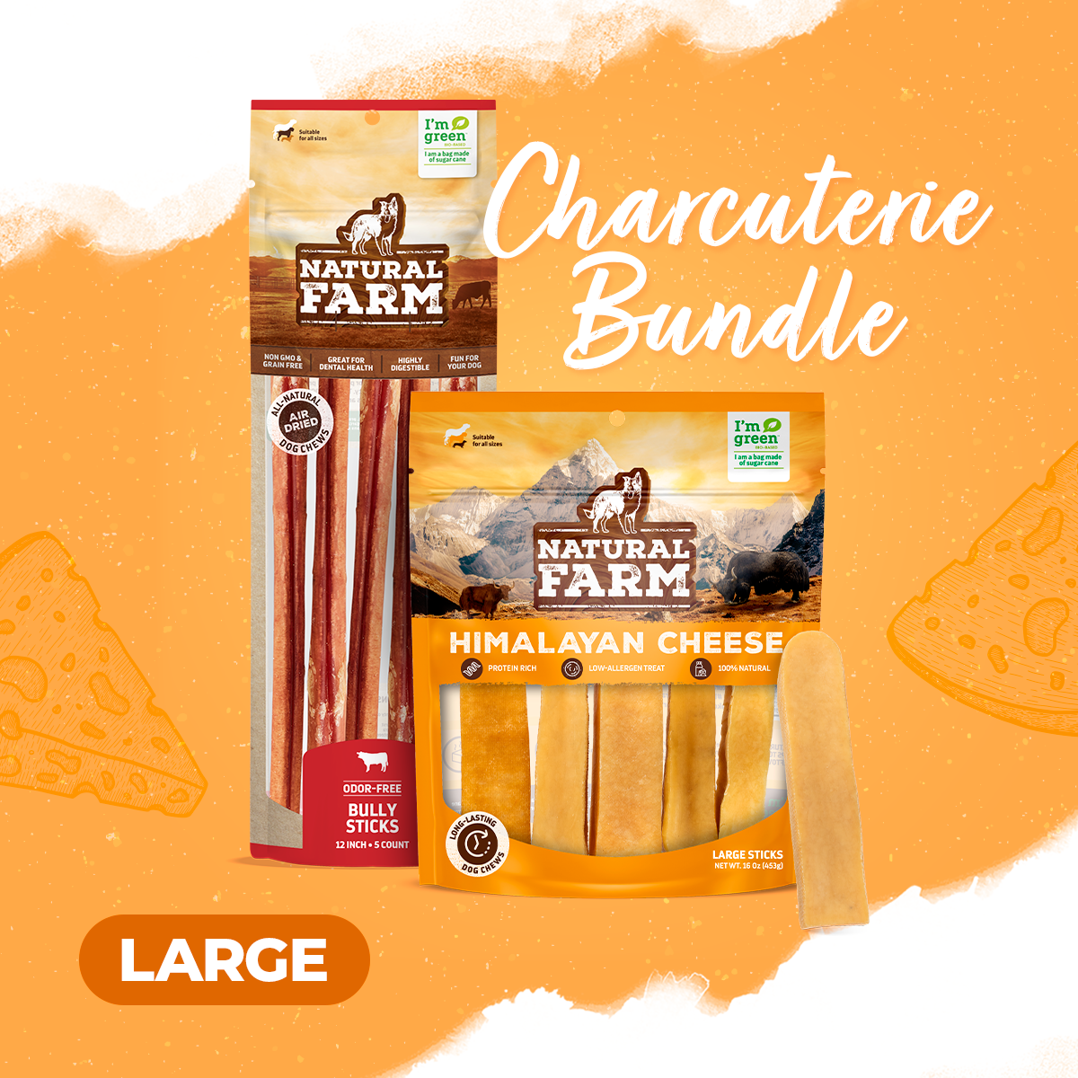 Large Dog Charcuterie Bundle Natural Farm Shop Bundle