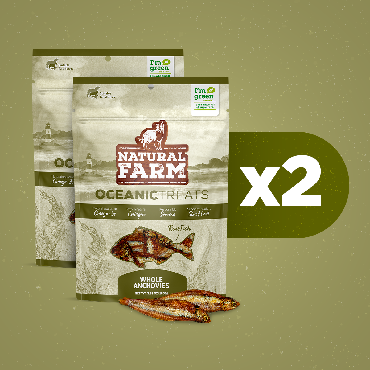 Oceanic - Anchovy Bundle Packs Natural Farm Shop Oceanic