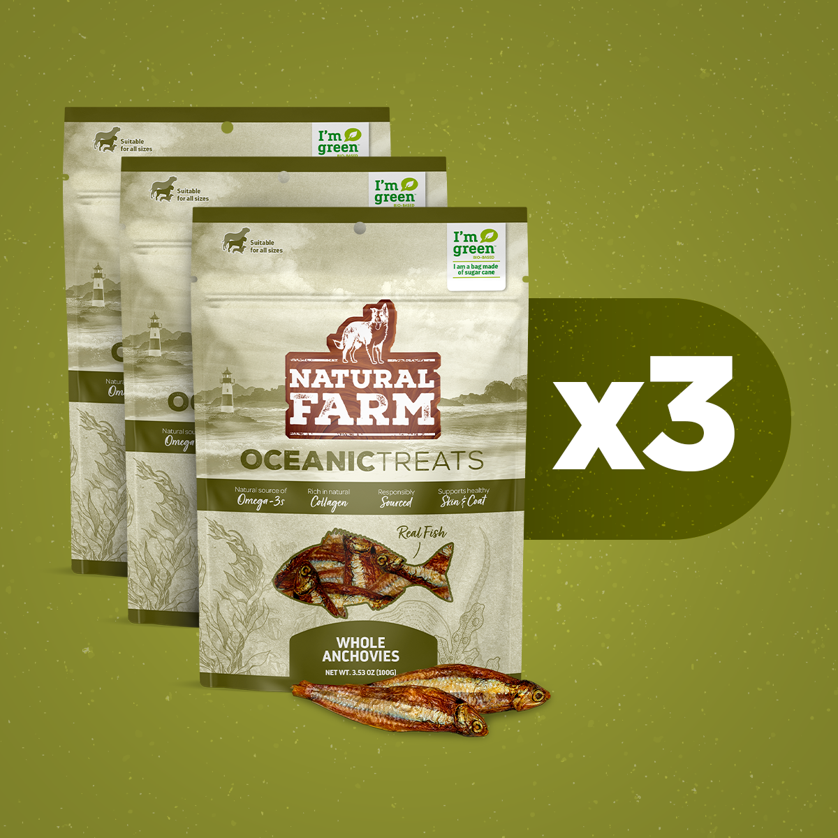 Oceanic - Anchovy Bundle Packs Natural Farm Shop Oceanic