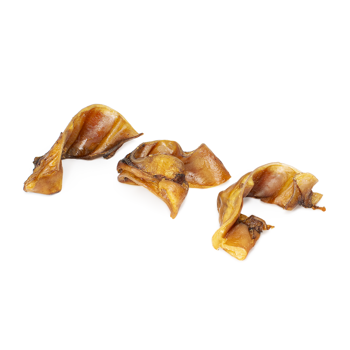Pig ear slivers crunchy dog treats high in protein