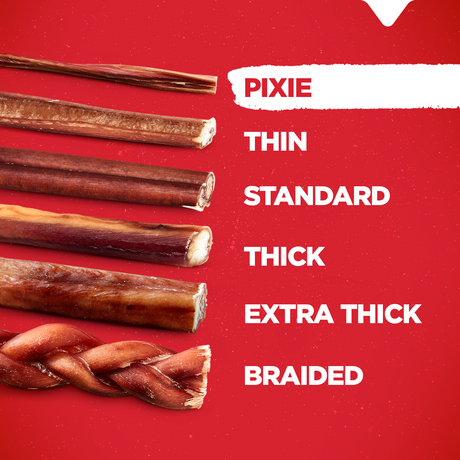 6 Inch Pixie Bully Sticks Natural Farm Shop Bully Sticks