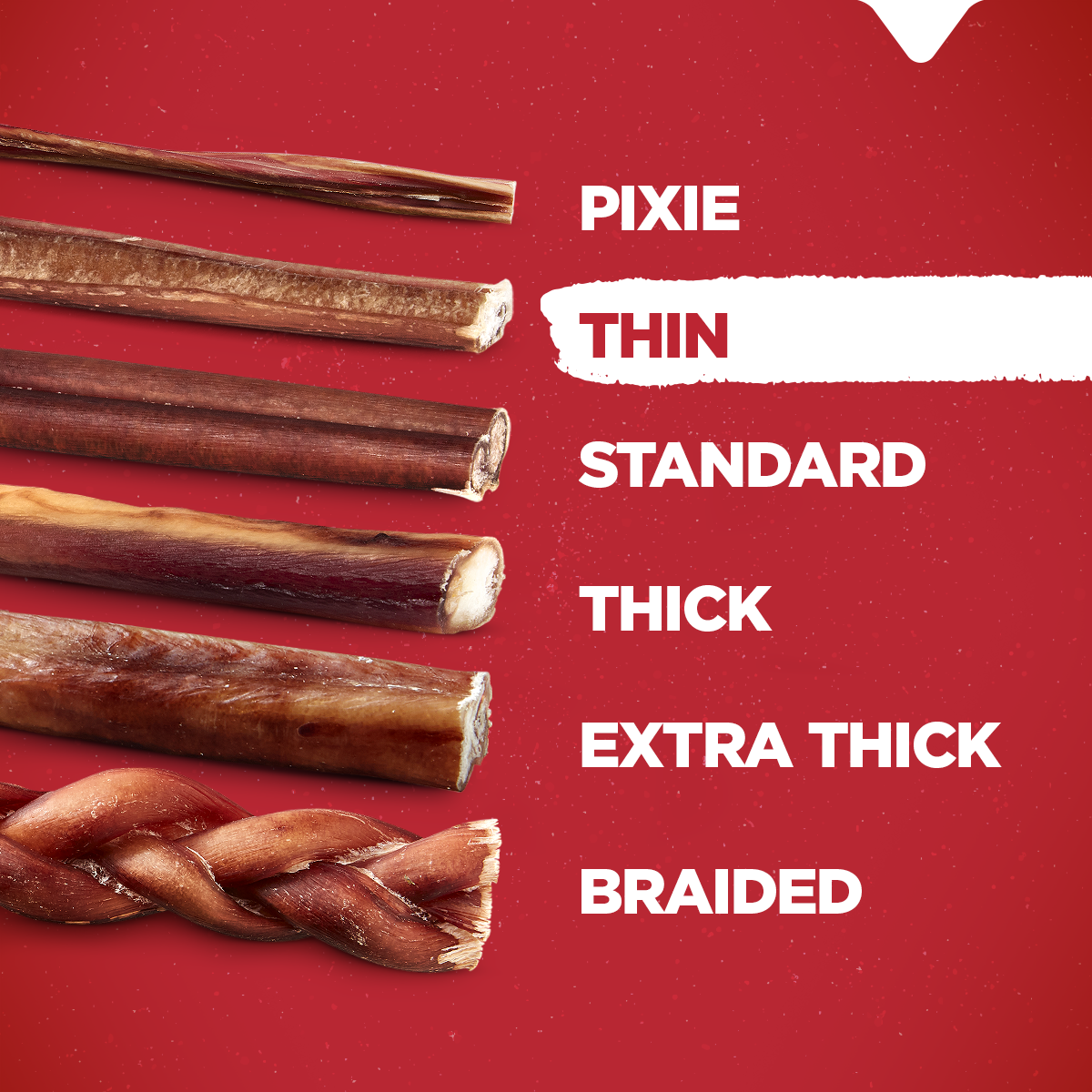 4 Inch Thin Bully Sticks Natural Farm Shop Bully Sticks