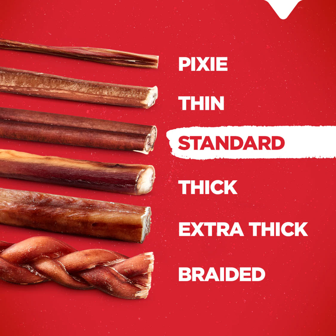 6 Inch Standard 31 Pack - Bully Sticks