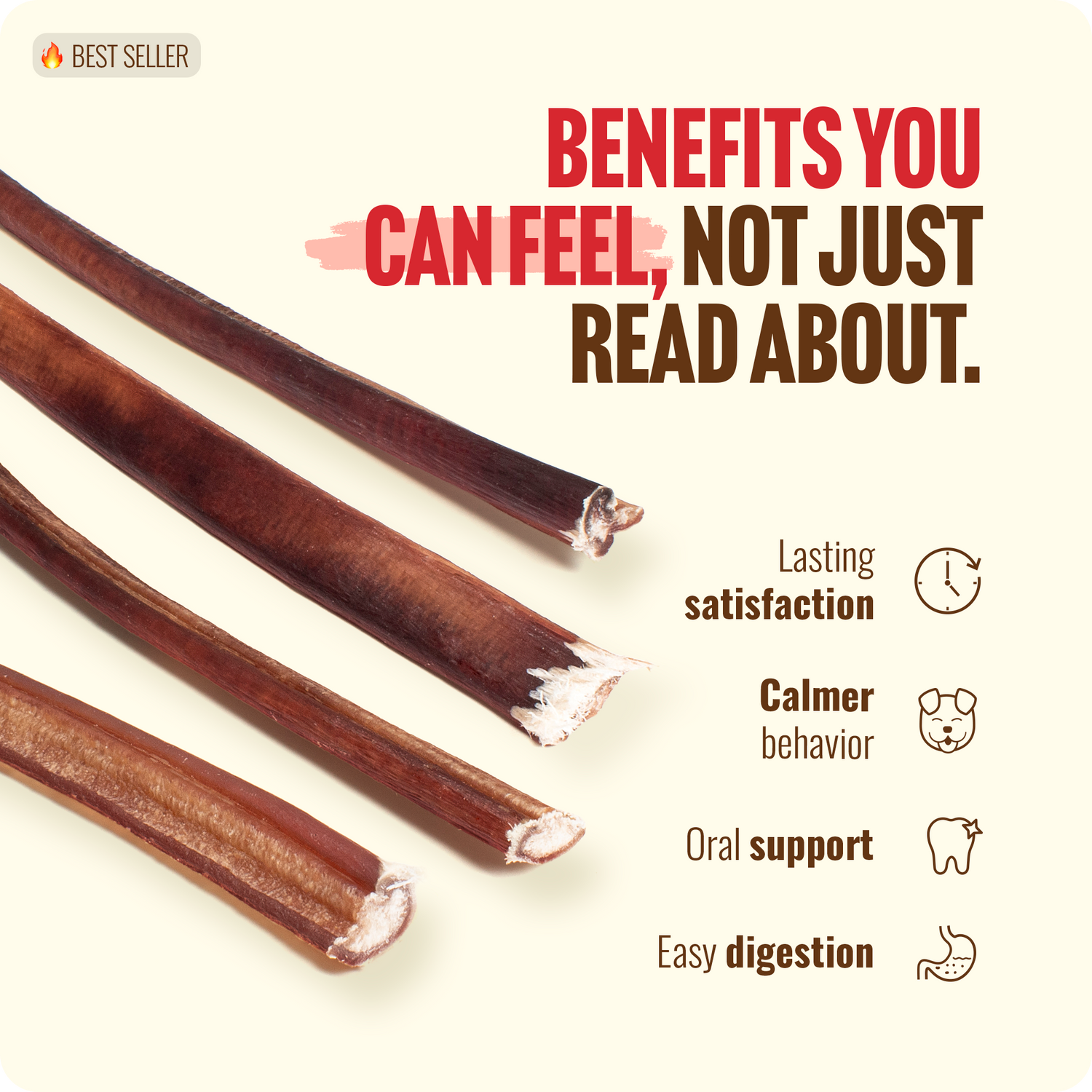 12 Inch Thin Bully Sticks