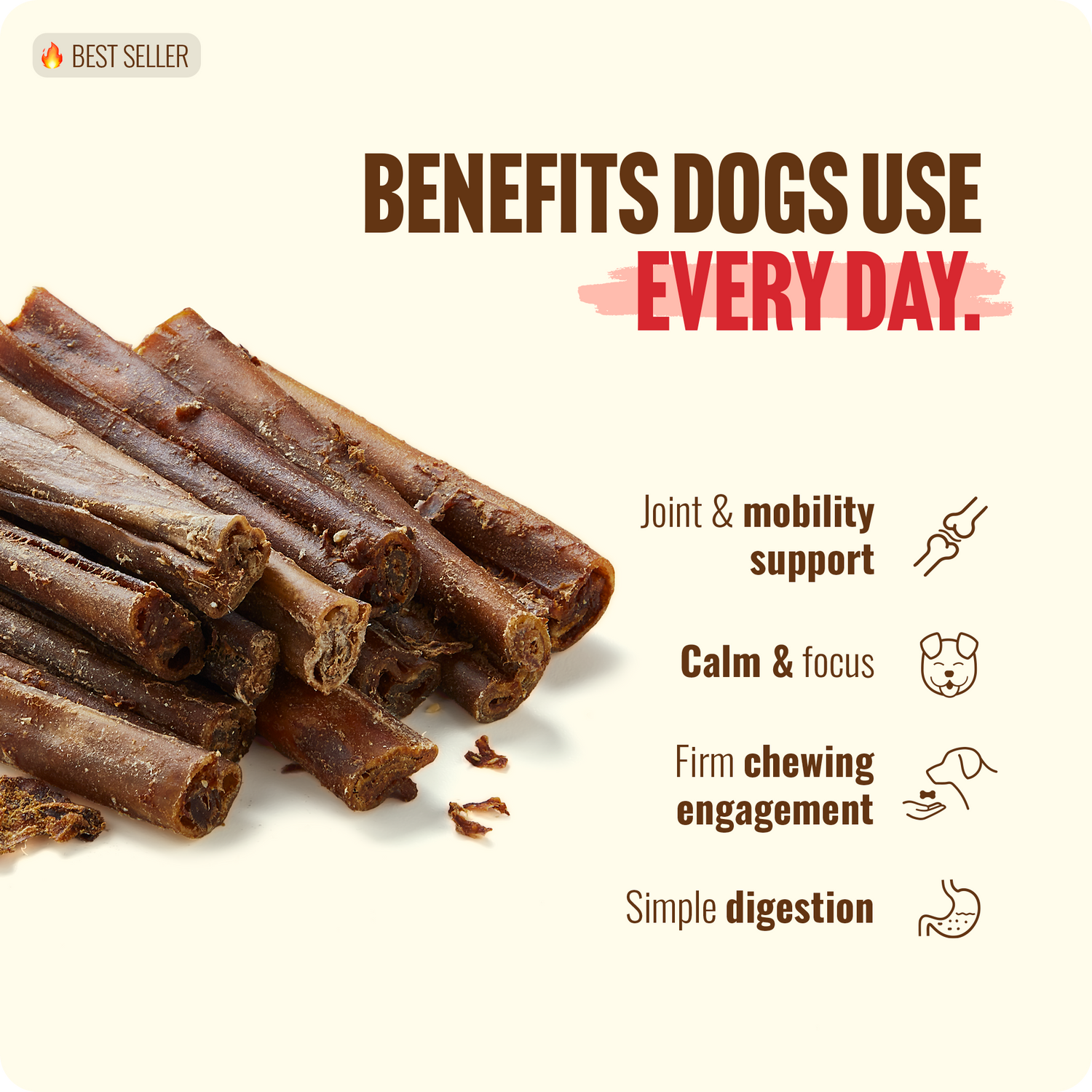 4 Inch Bully Coated Gourmet Collagen Sticks