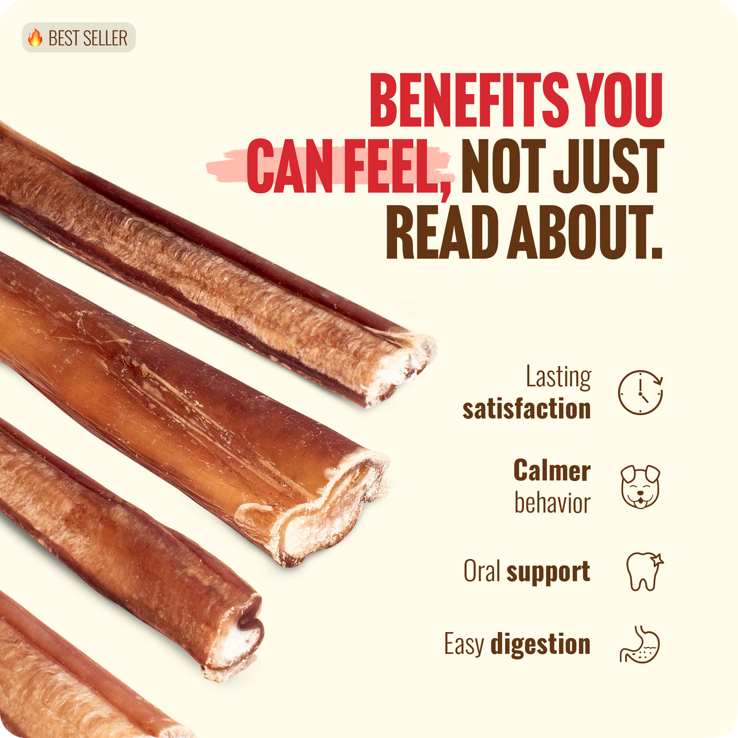 4 Inch Thin Bully Sticks