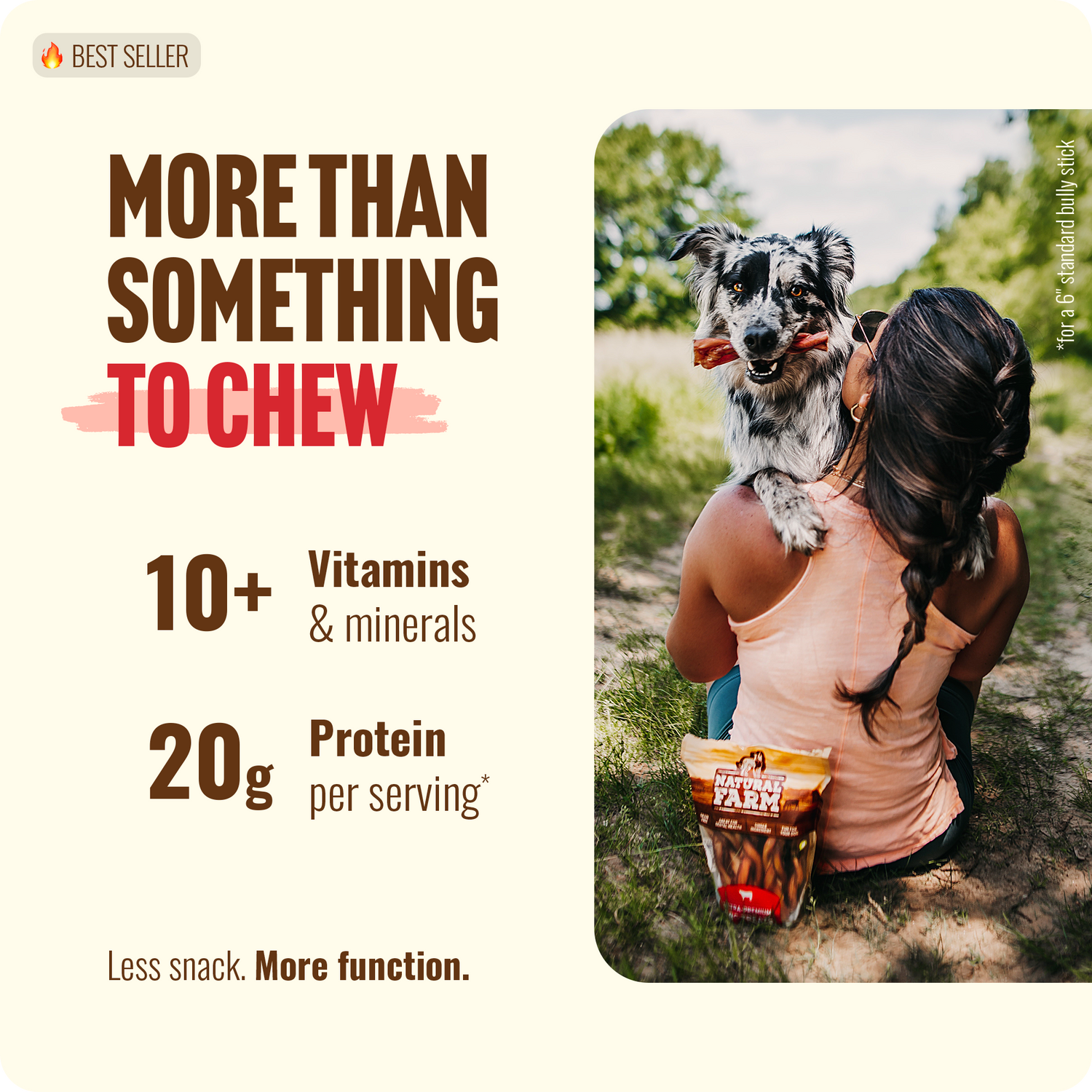 6 Inch Braided Collagen Sticks