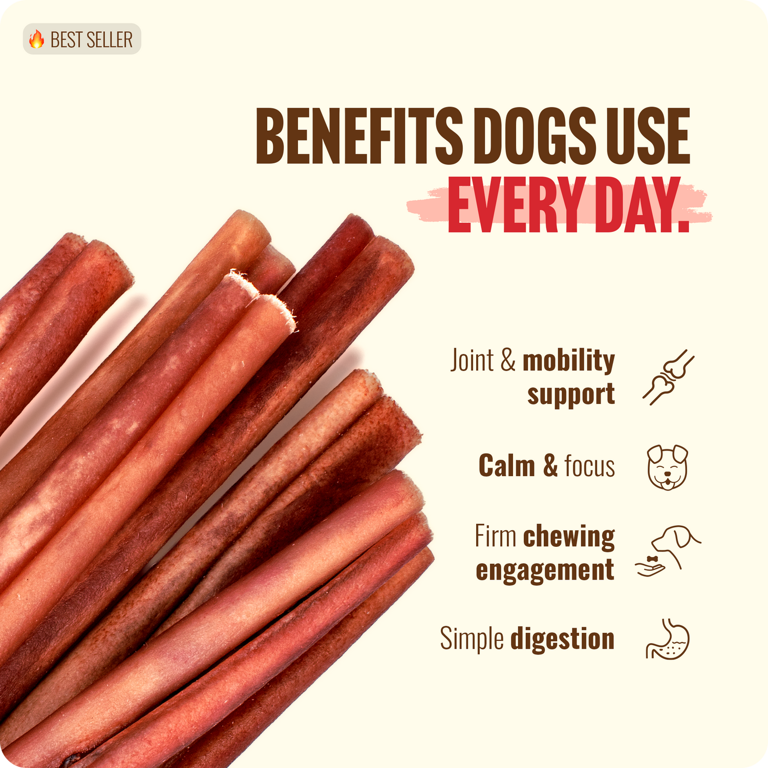 6 Inch Super Collagen Sticks