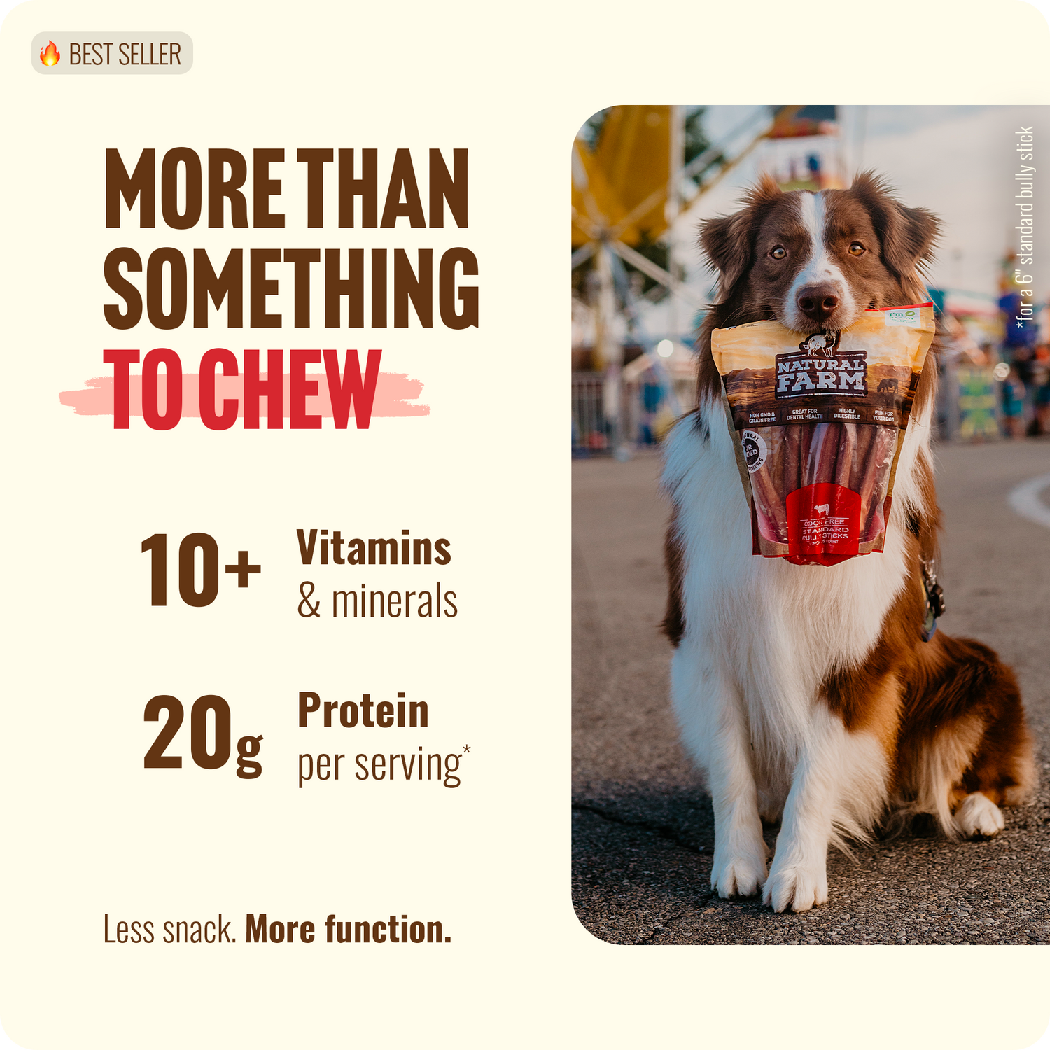 6 Inch Thin Bully Sticks