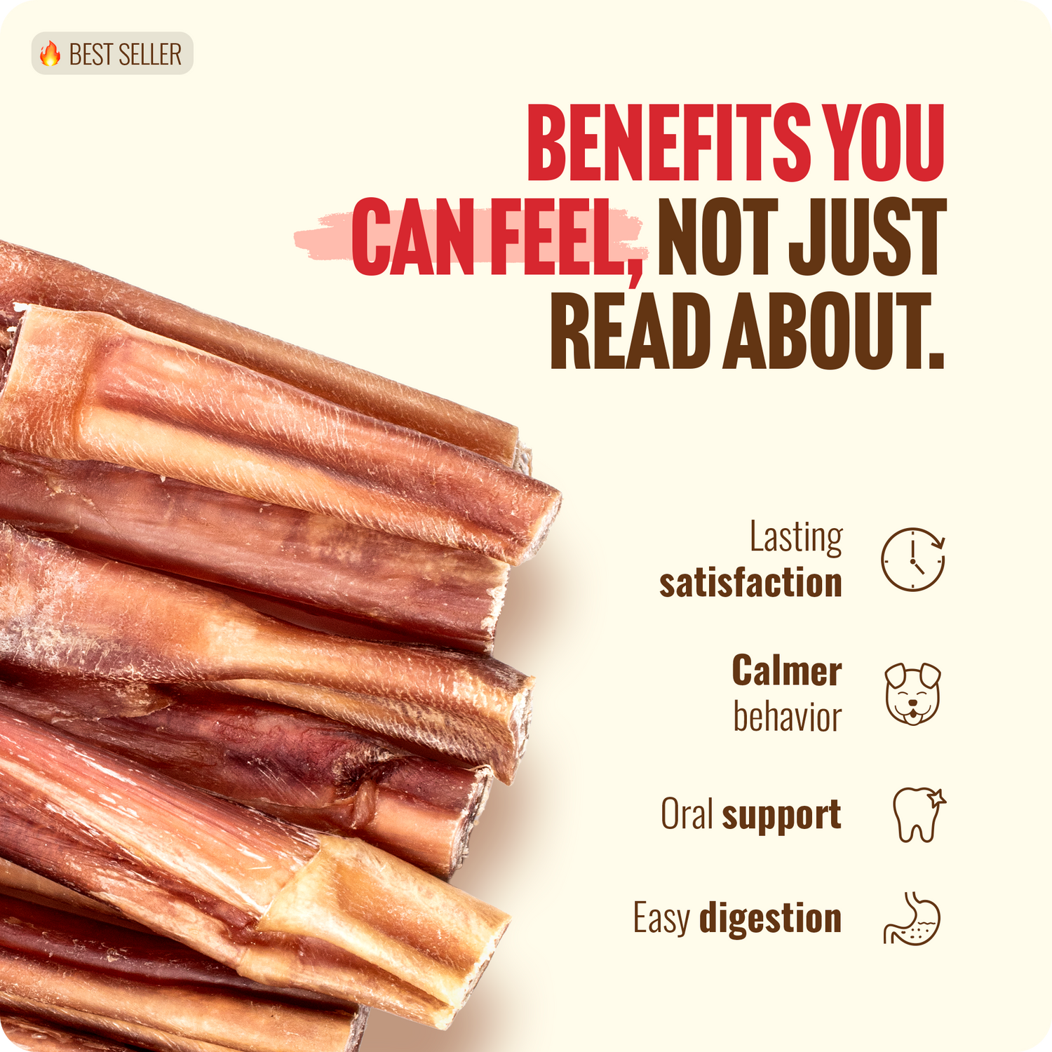 2-5 Inch Eccentric Bully Sticks