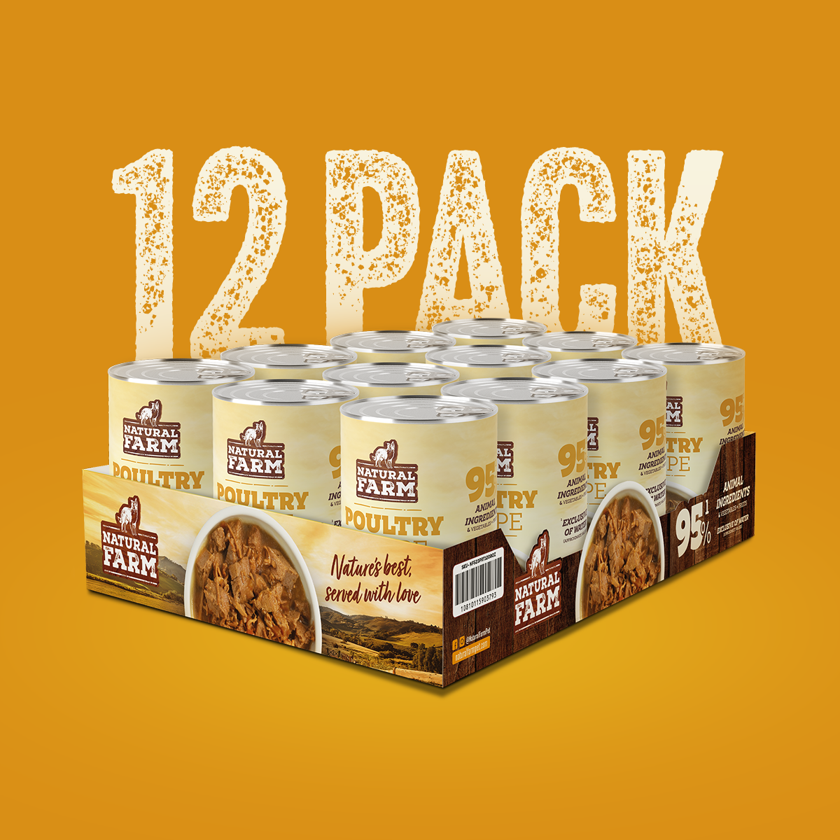 Natural Farm Poultry Recipe - 12 Cans