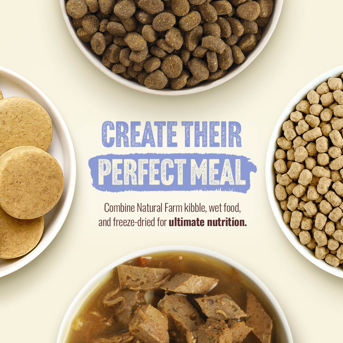 Natural Farm Puppy Recipe - 95% Animal Ingredients Wet Food for Growing Puppies (12 Cans)