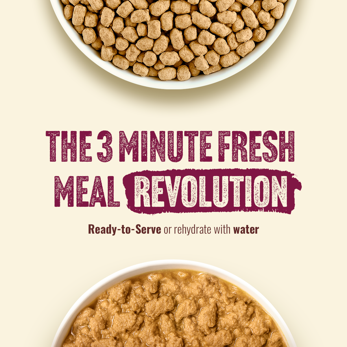 Natural Farm Freeze-Dried Red Meat Morsels - Raw Dog Food Complete Meal or Topper for All Life Stages