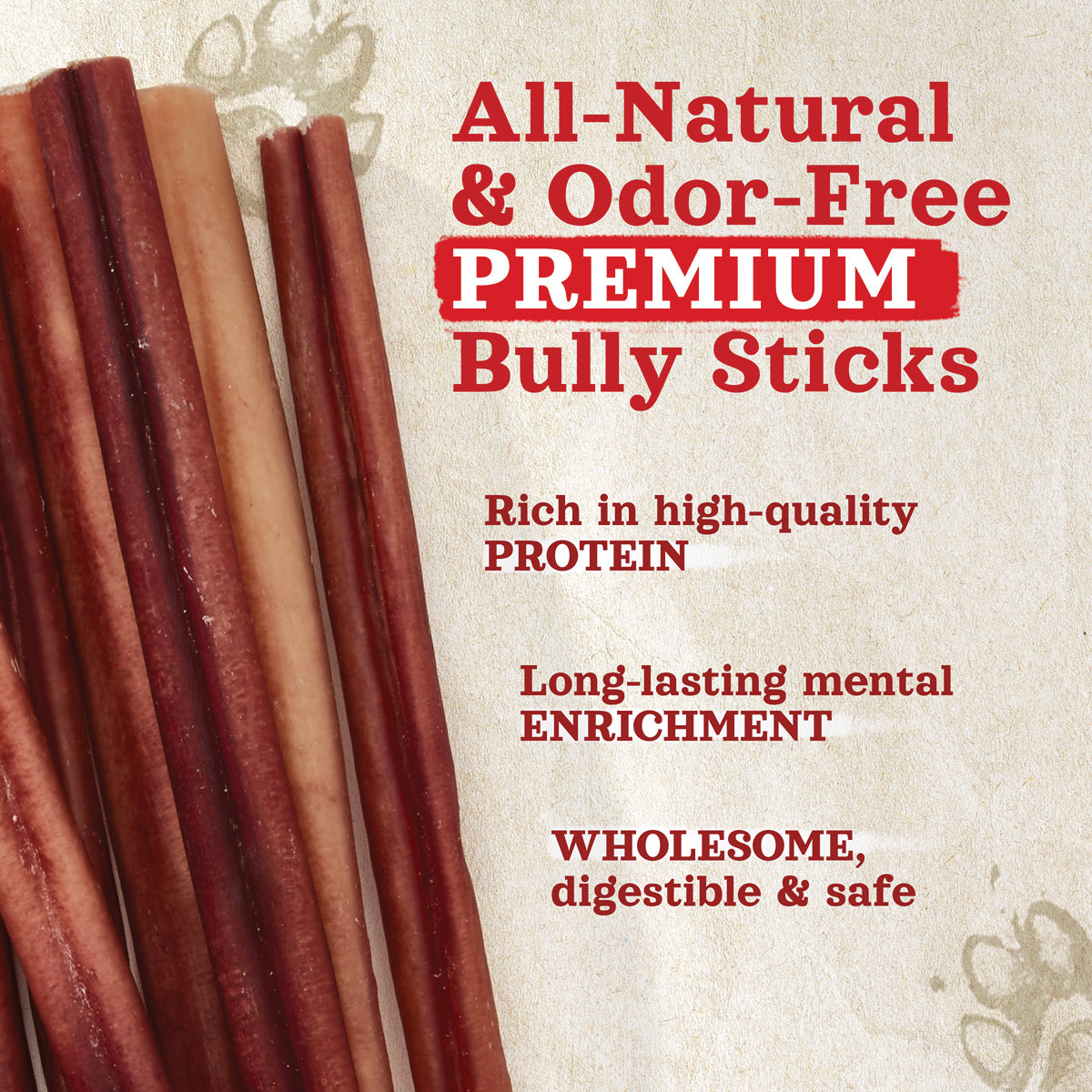 4-8 Inch Standard Bully Sticks Natural Farm Shop Bully Sticks