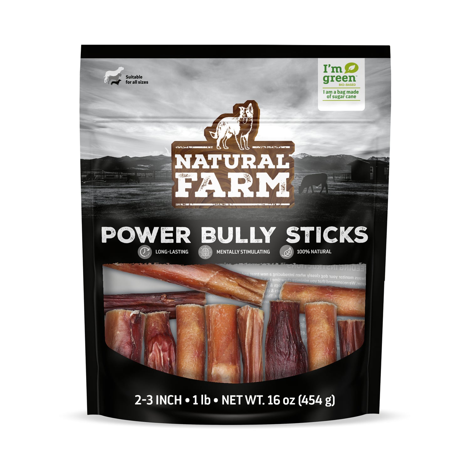 2-3 Inch Power Bully Sticks Natural Farm Shop Bully Sticks