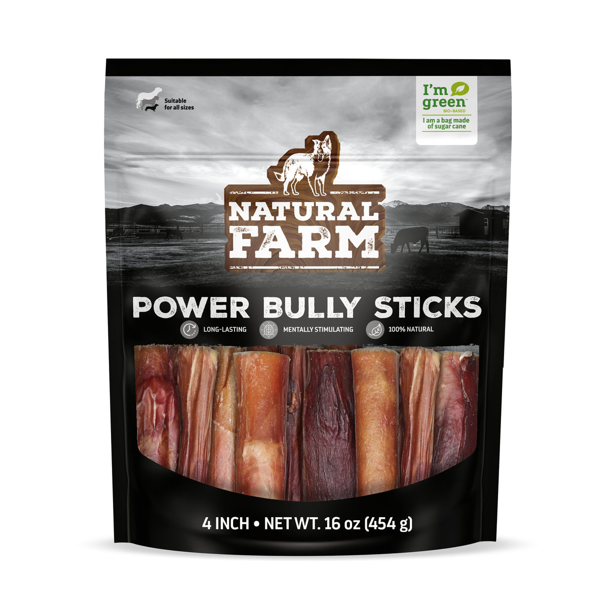 4 Inch Power Bully Sticks Natural Farm Shop Bully Sticks