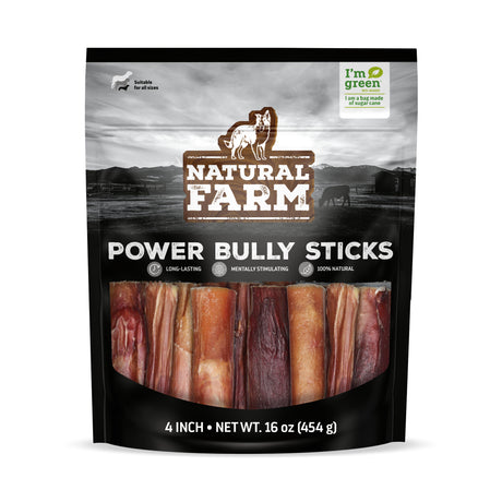4 Inch Power Bully Sticks Natural Farm Shop Bully Sticks