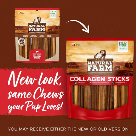 6 Inch Beef Collagen Sticks