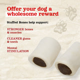 3-4 Inch Sweet Potato Filled Bones Natural Farm Shop Bones