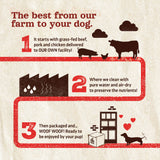 3 Inch Beef Trachea Natural Farm Shop Beef Chews