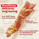 4-6 Inch Beef Tendon Dog Chews Natural Farm Shop Beef Chews