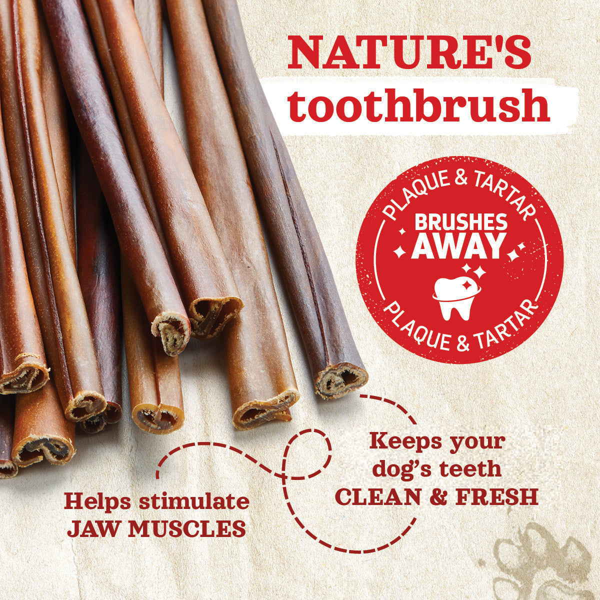 12 Inch Beef Collagen Sticks Natural Farm Shop Collagen Sticks