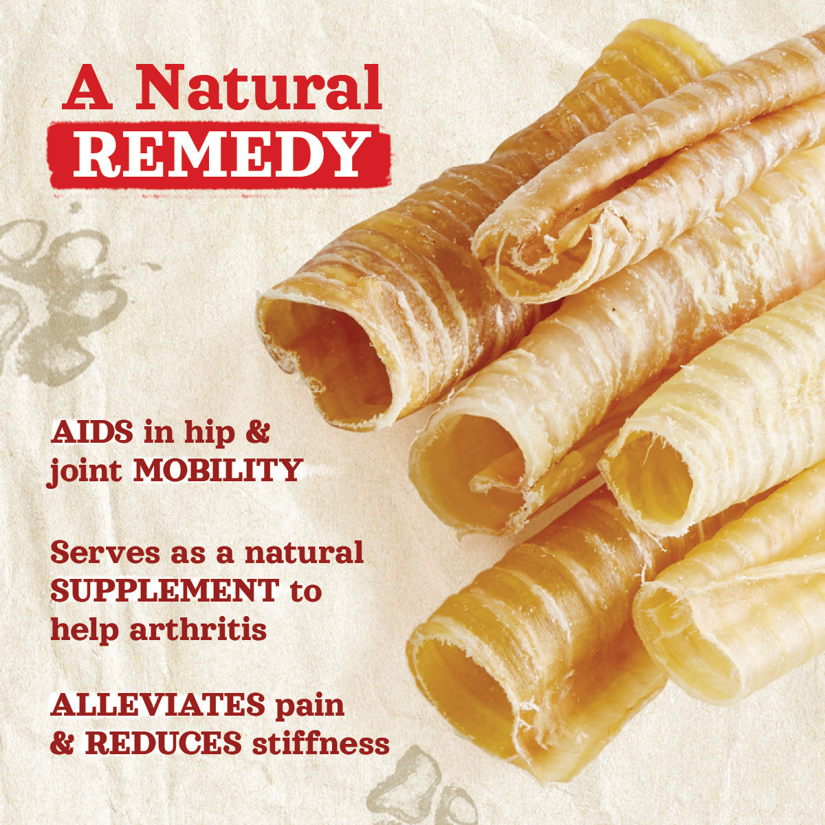 12 Inch Beef Trachea Natural Farm Shop Beef Chews