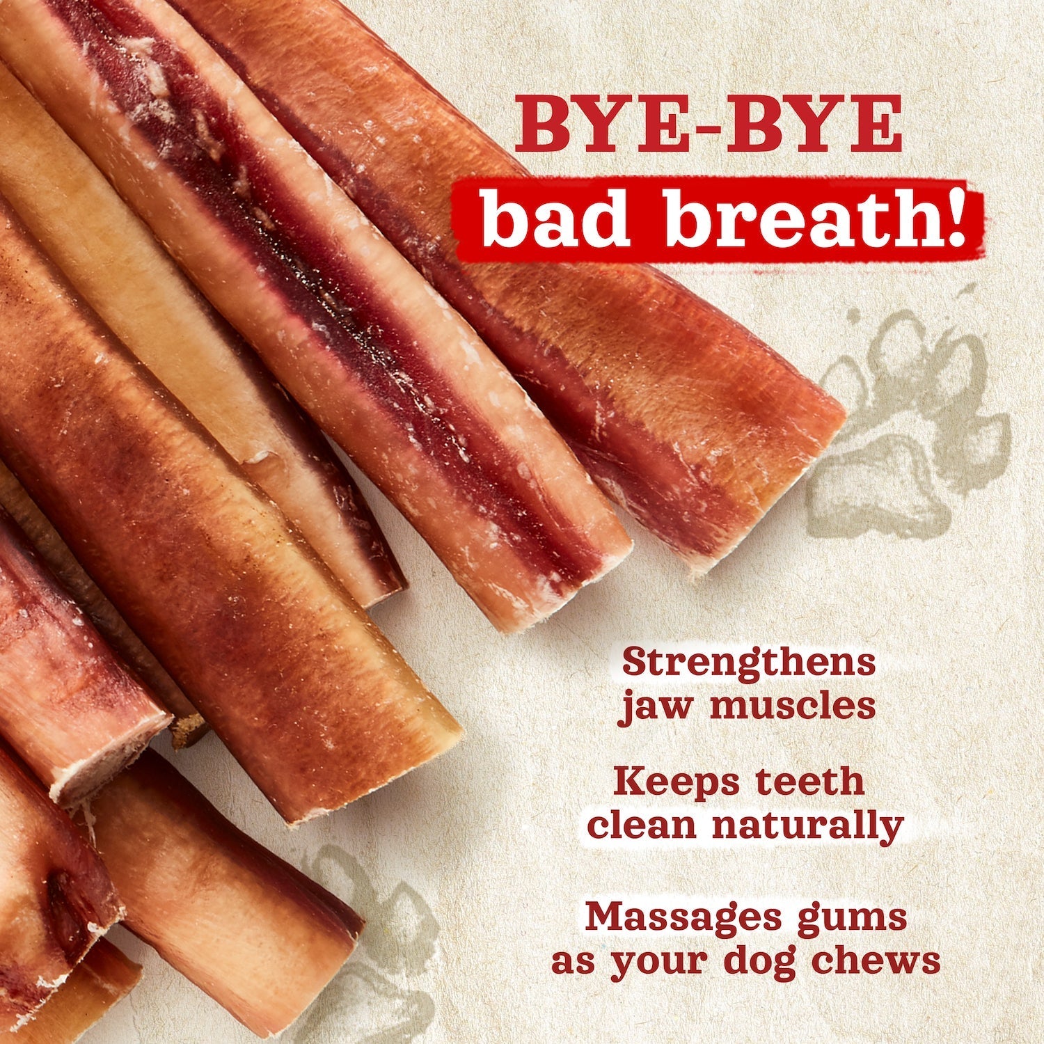 6 Inch Extra Thick Bully Sticks Natural Farm