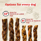 12 Inch Braided Collagen Sticks Natural Farm Shop Collagen Sticks