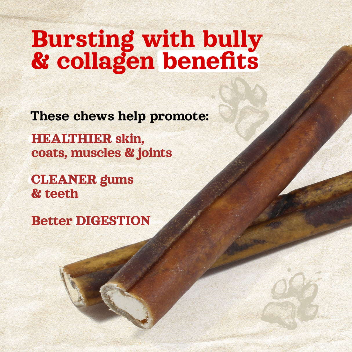 12 Inch Stuffed Collagen Sticks Bully Stick Flavor Natural Farm Shop Collagen Sticks